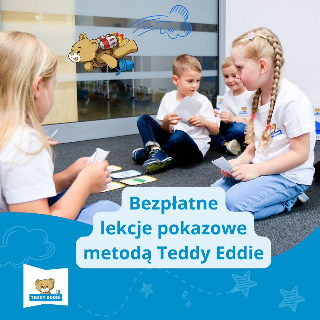 Teddy Eddie w Benedu! Lekcje pokazowe dla dzieci w wieku 2-7 lat