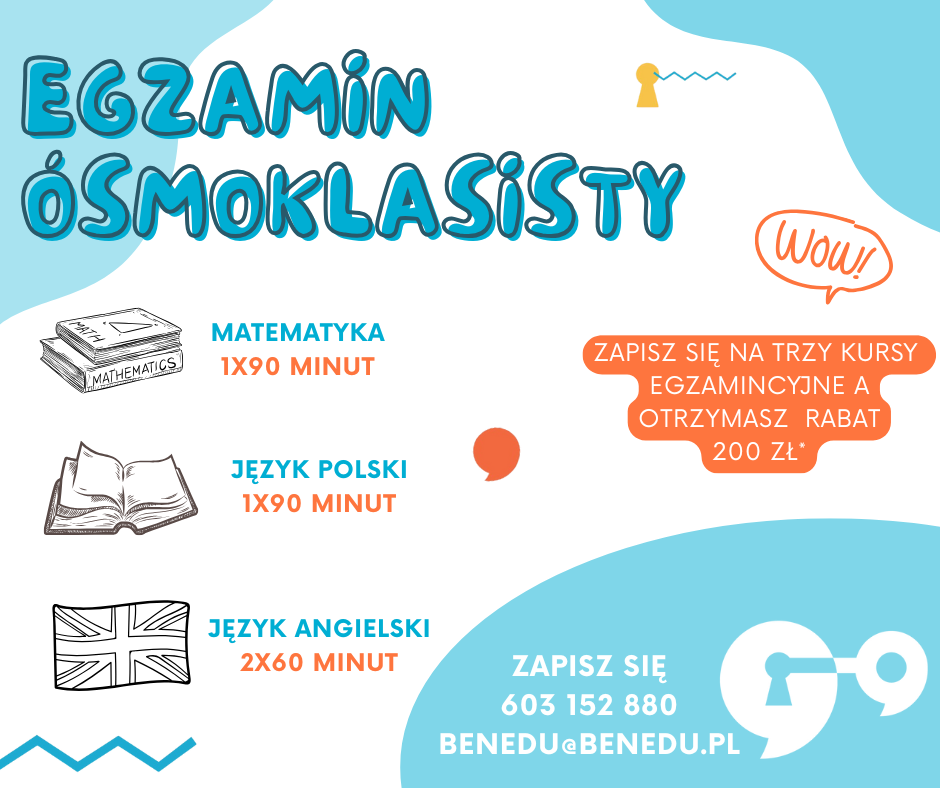 Przygotowanie do egzaminu ósmoklasisty 